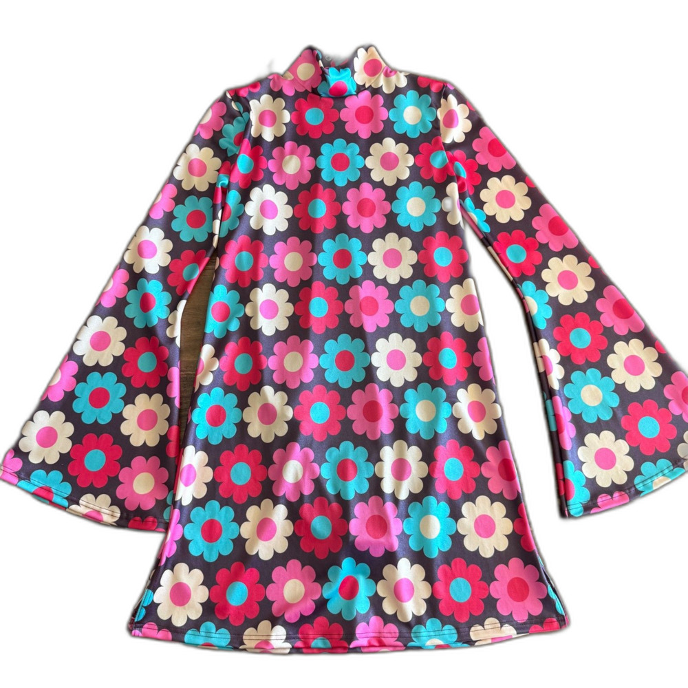 Weissman Boogie Shoes Flower Print Costume Women's Adult XS
